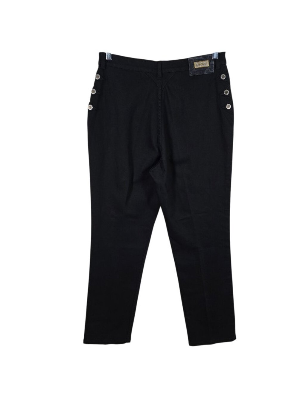 VTG Lawman Western Womens Black Relaxed Fit Bareback Jeans Size 15/16 33x30.5